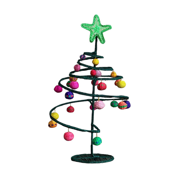 Árvore de Natal Colombiana de Fibra Natural