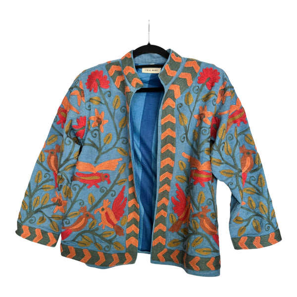 Jaqueta Indiana Bordada Cotton P/M