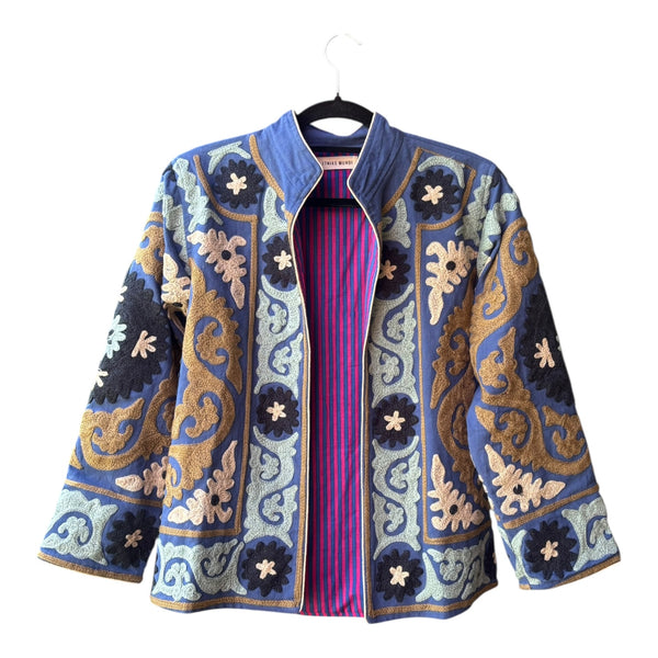 Jaqueta Indiana Bordada Cotton P/M