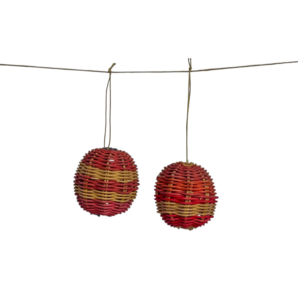 Conjunto de 2 Bolas de Natal Amazônicas