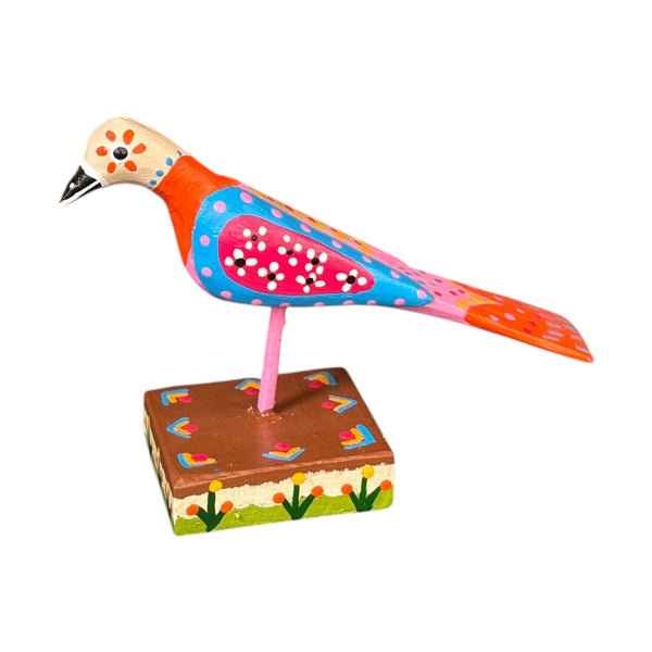 Escultura Pássaro Decorativo Zé Crente