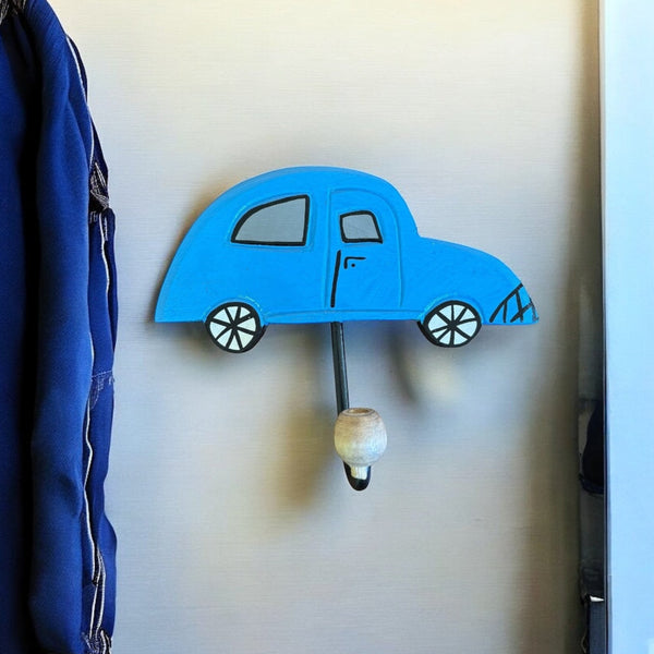 Porta Cabide De Madeira- Carrinho