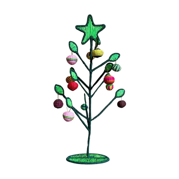 Árvore de Natal Colombiana de Fibra Natural