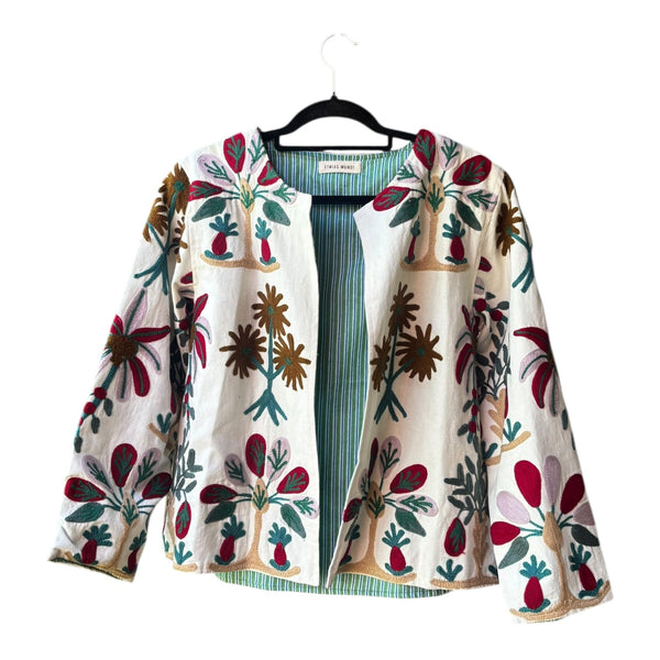 Jaqueta Indiana Bordada Cotton P/M