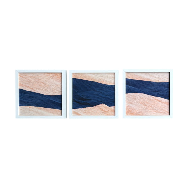 Conjunto 3 Quadros Coleção Rio de Cores –  Fluxo das águas