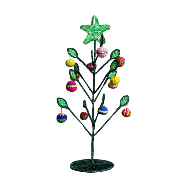 Árvore de Natal Colombiana de Fibra Natural