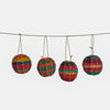 Conjunto de 4 Bolas de Natal Amazônicas