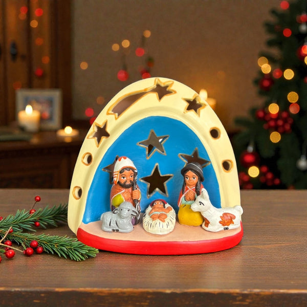 Presépio Natalino Peruano - Porta-Vela