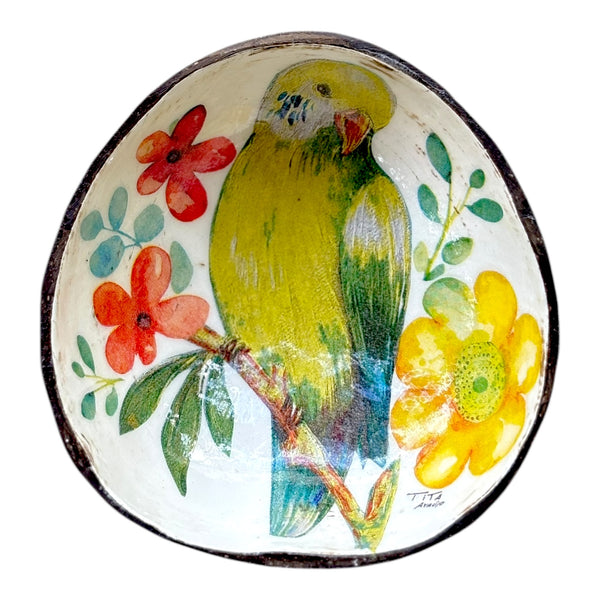 Cumbuca Petisqueira de Coco - Pássaros