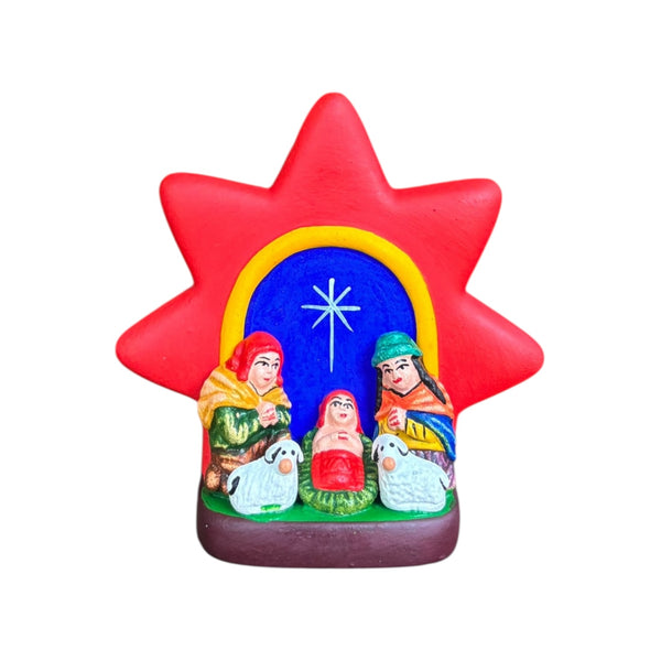 Presépio Natalino Peruano - Estrela Vermelha