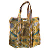 Bolsa Indiana Suzani Velvet - Dupla Face