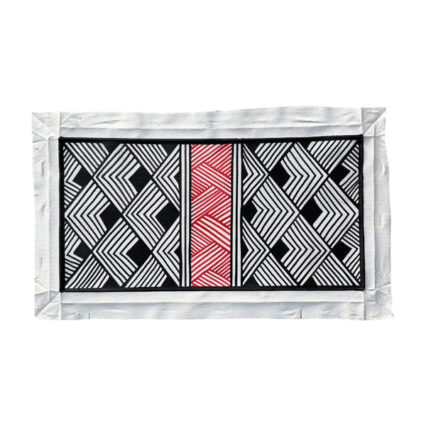 Pintura Indígena Waxamani Mehinako Xingu - 40x20