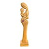 Escultura Beijo de Mãe com Coração - Mestre Elias José
