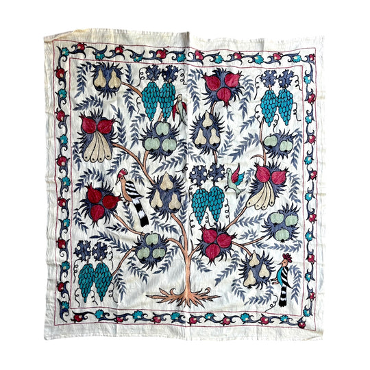 Tecido Bordado Suzani - Uzbequistão