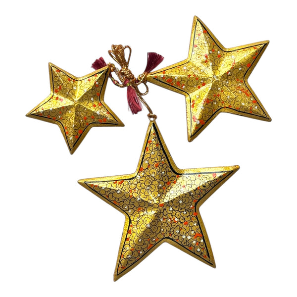 Kit 3 Estrelas de Natal- Caxemira