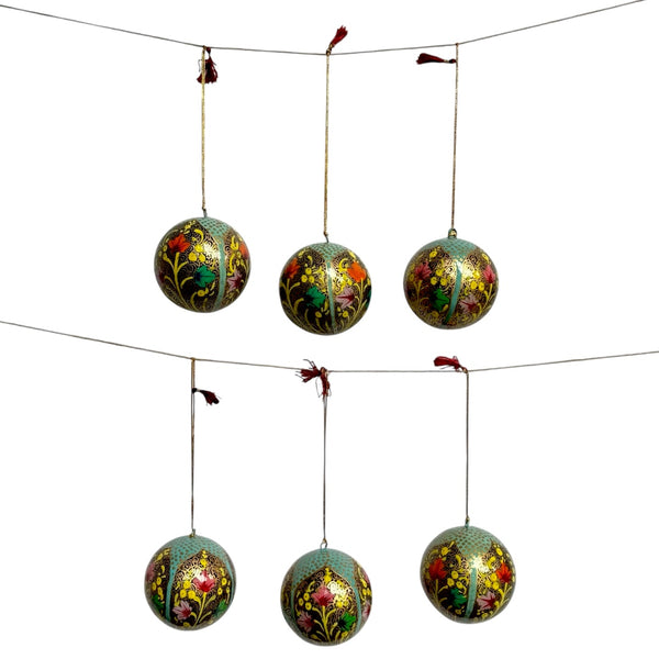 Kit 6 Bolas de Natal - Caxemira