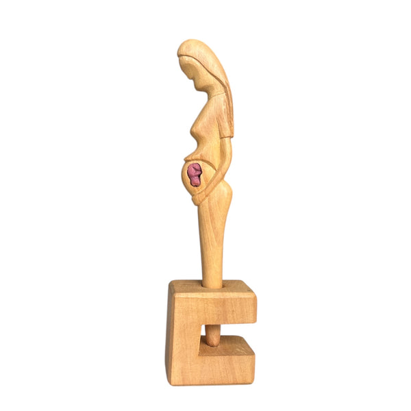Caneta Escultura Mulher Grávida - Mestre Elias José