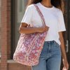 Bolsa Indiana Kantha Quilt - Dupla Face