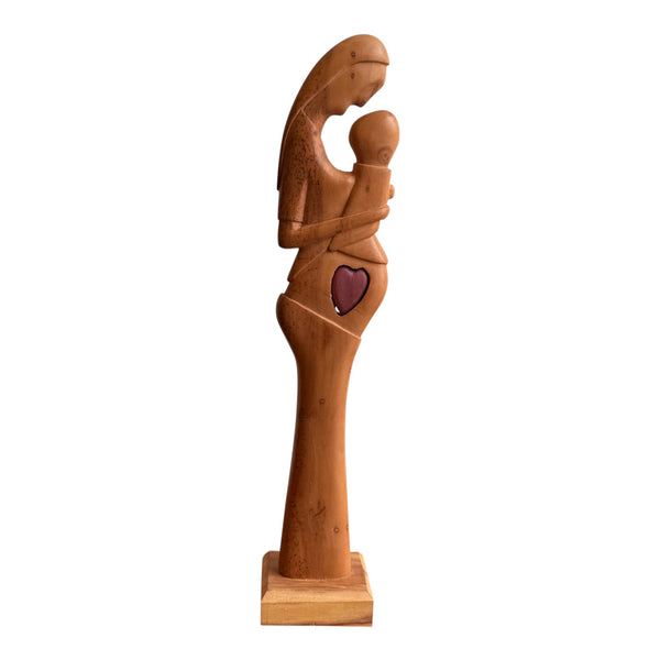 Escultura Beijo de Mãe Coração - Mestre Elias José
