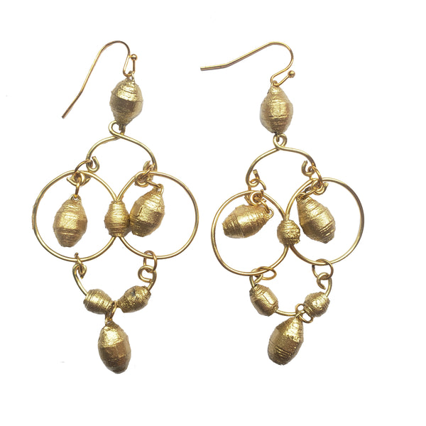 Brinco Pendulo Dourado