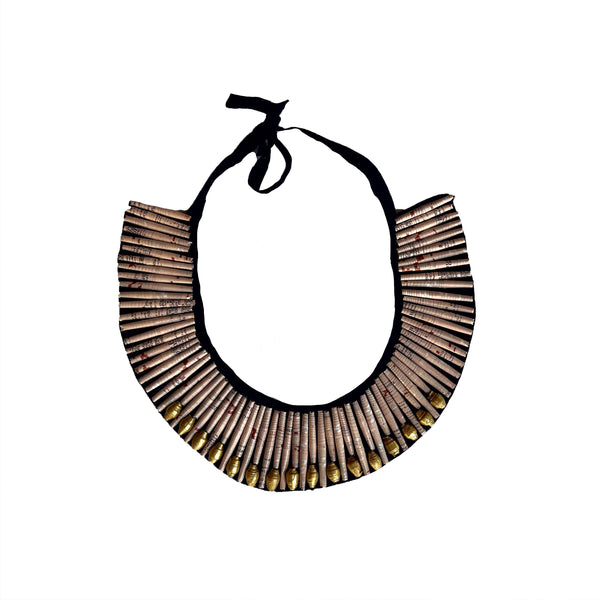 Colar Nude  -Beaded neckpiece