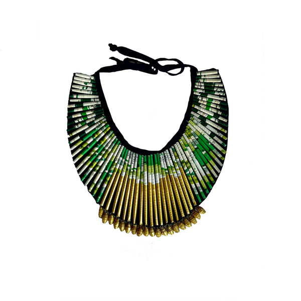 Colar Verde -Beaded neckpiece