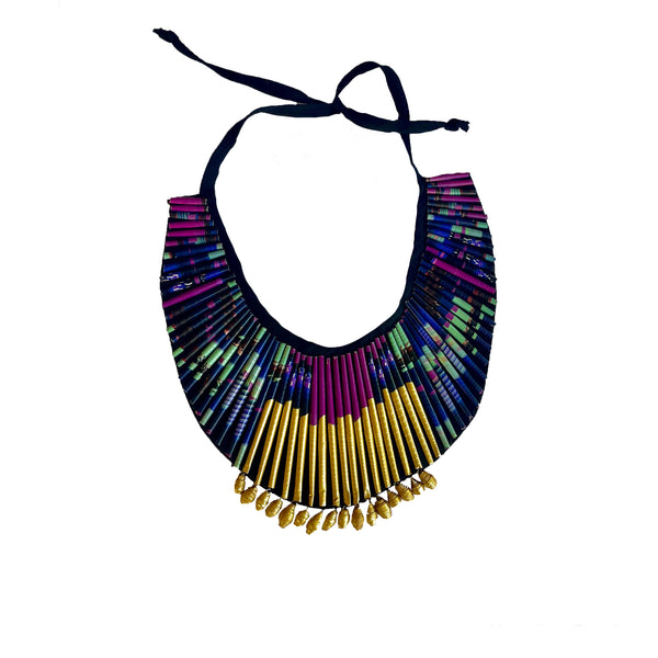 Colar Roxo - Beaded neckpiece