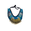 Colar Azul Claro -Beaded neckpiece