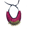 Colar Rosa - Beaded neckpiece