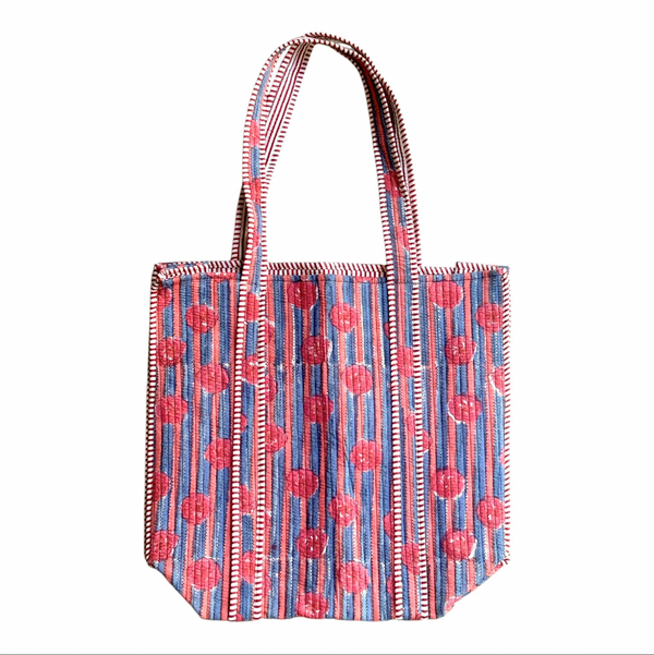Bolsa Indiana Kantha Quilt - Dupla Face