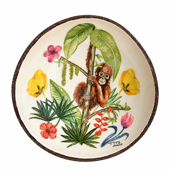 Cumbuca Petisqueira de Coco - Animais