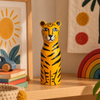 Escultura Tigre de Papel Machê