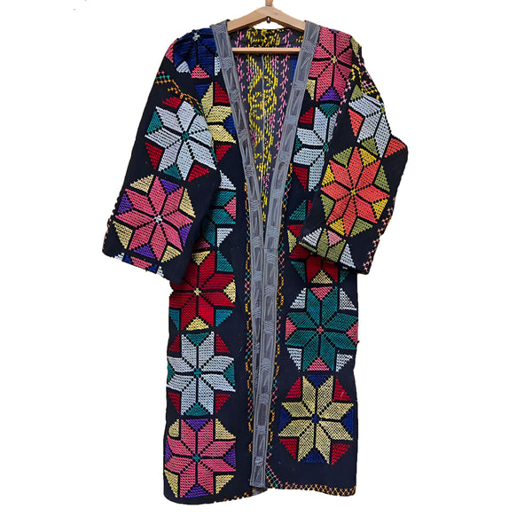 Kimono Bordado Suzani - Uzbequistão