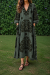 Vestido Indiano Bordado