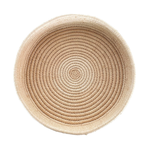 Cesta de Palha de Buriti Neutra-  Povo Indígena Warao