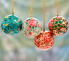 Kit 5 Corações de Natal- Caxemira P