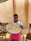 Cesta Binga com Miçangas  M - Zimbabwe