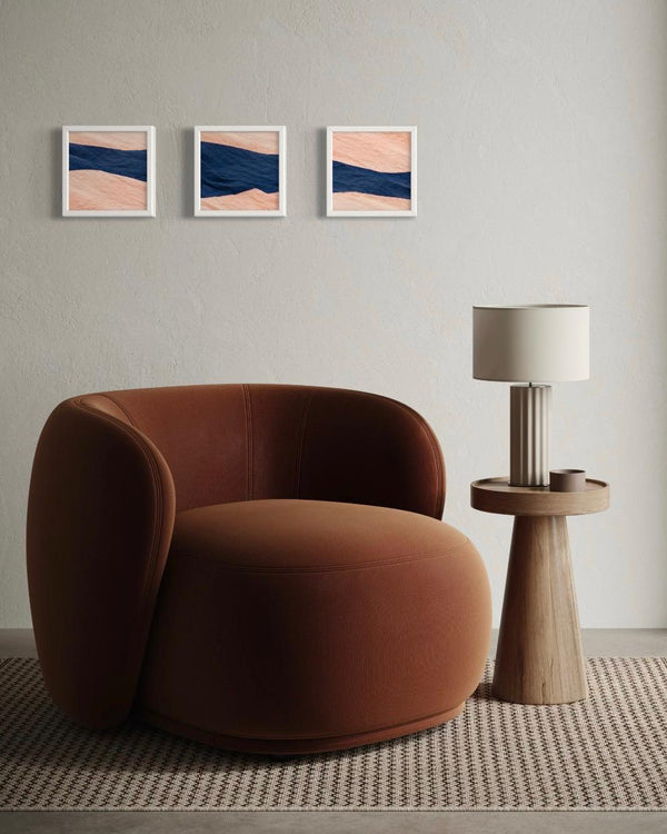 Conjunto 3 Quadros Coleção Rio de Cores –  Fluxo das águas