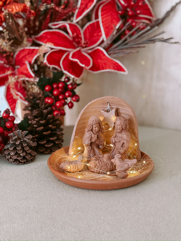 Presépio Lapinha com animais - Nildo de Zezinho