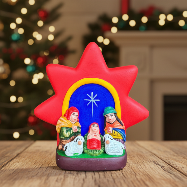 Presépio Natalino Peruano - Estrela Vermelha