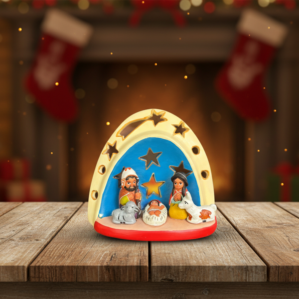 Presépio Natalino Peruano - Porta-Vela