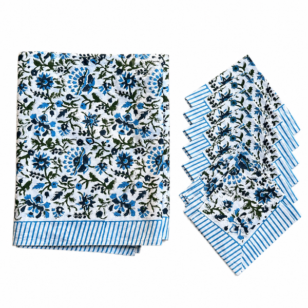 Kit Mesa Posta Indiana HandBlock Printed