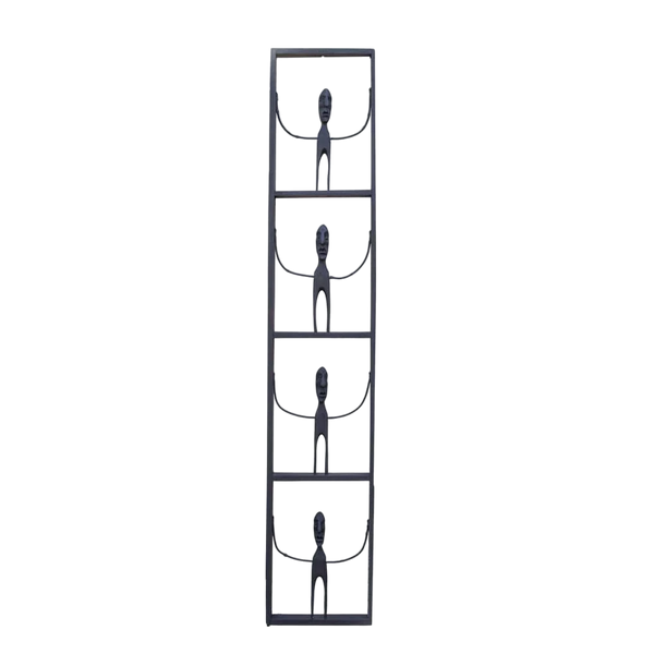Quadro Racho 4 bonecos Vertical