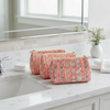 Nécessaire Indiana Kantha Quilt  - Kit com 3