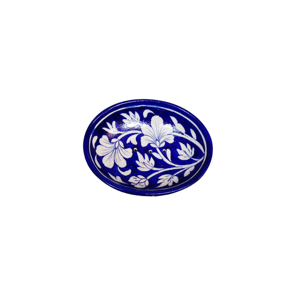 Saboneteira Cerâmica Azul de Jaipur