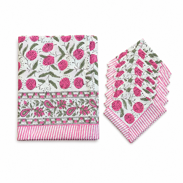 Kit Mesa Posta Indiana HandBlock Printed