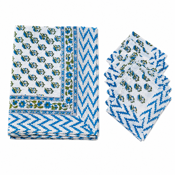 Kit Mesa Posta Indiana HandBlock Printed