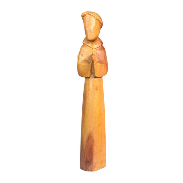 Escultura Francisco de Assis de Madeira G - Nil Morais