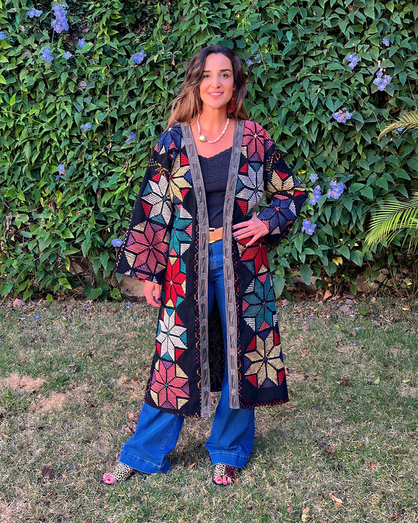 Kimono Bordado Suzani- Uzbequistão