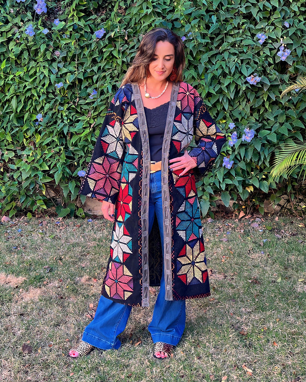 Kimono Bordado Suzani - Uzbequistão